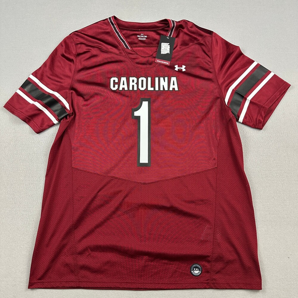South Carolina Gamecocks Jersey Men 2XL Garnet Under Armour Football XXL